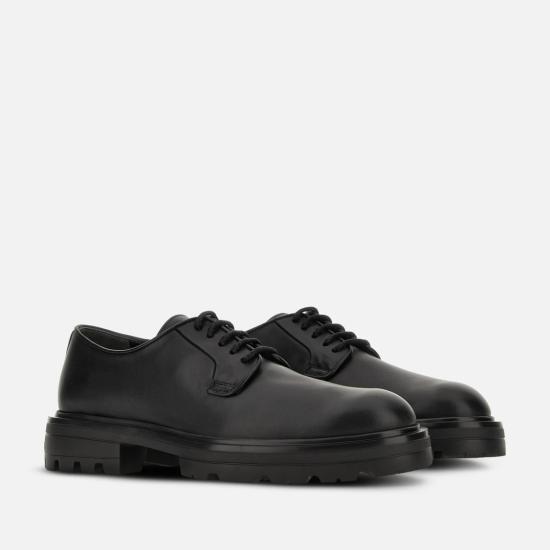 25FW 호간 드레스 슈즈 HXM6730FM80UDMB999 Black - HOGAN