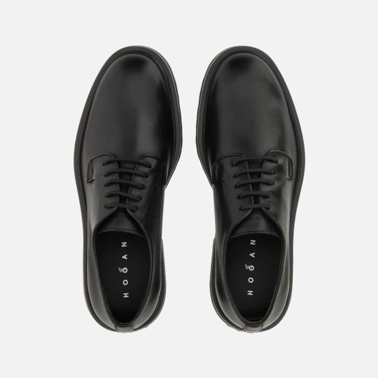 25FW 호간 드레스 슈즈 HXM6730FM80UDMB999 Black - HOGAN