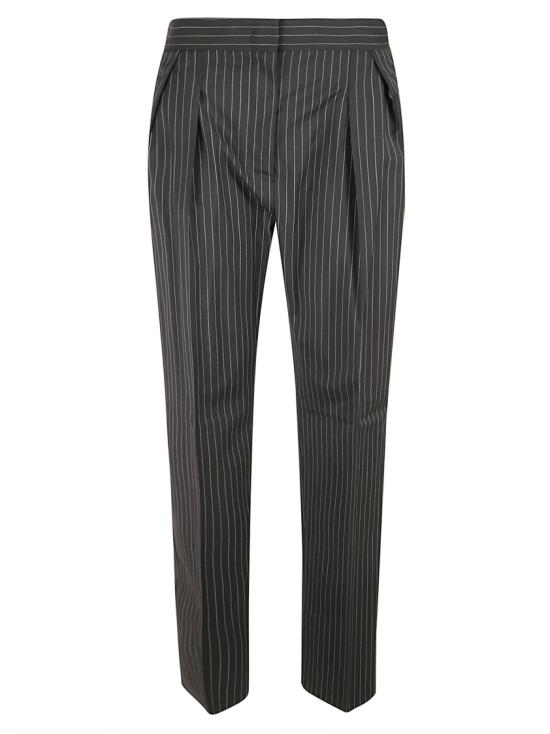 25FW 막스마라 스트레이트 팬츠 2521136021600W 002 Black