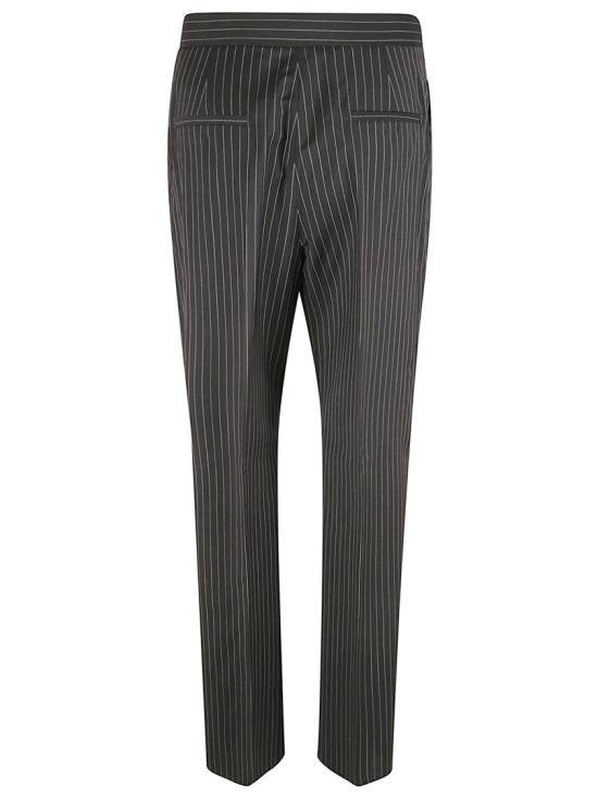 25FW 막스마라 스트레이트 팬츠 2521136021600W 002 Black - MAX MARA