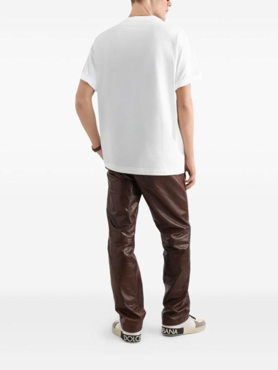 26SS 돌체앤가바나 반팔 티셔츠 G8PN9ZG7POPW0800 White - DOLCE & GABBANA