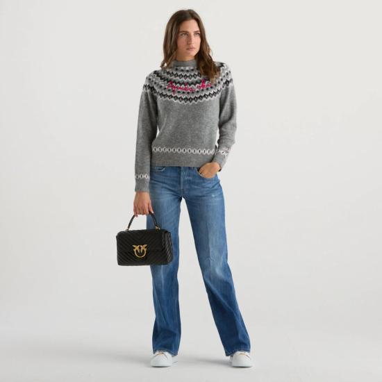 25FW 세인트바쓰 스웨터 NEWQUEENNORDIC03811I Grey - MC2 SAINT BARTH