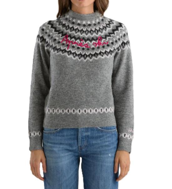 25FW 세인트바쓰 스웨터 NEWQUEENNORDIC03811I Grey