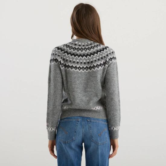 25FW 세인트바쓰 스웨터 NEWQUEENNORDIC03811I Grey - MC2 SAINT BARTH