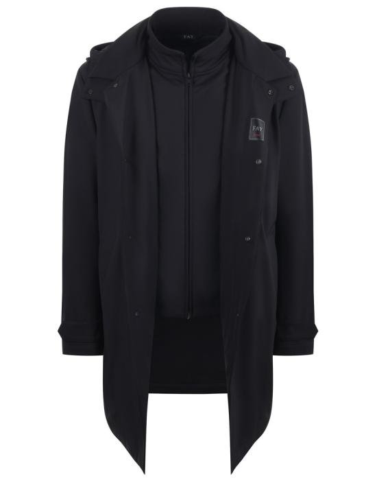 25FW 페이 코트 NAM6151037JXRFB999 Black - FAY
