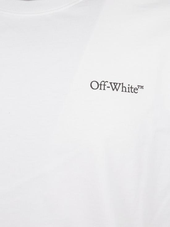 25FW 오프화이트 반팔 티셔츠 OMAA120F25JER0130110 White - OFF WHITE