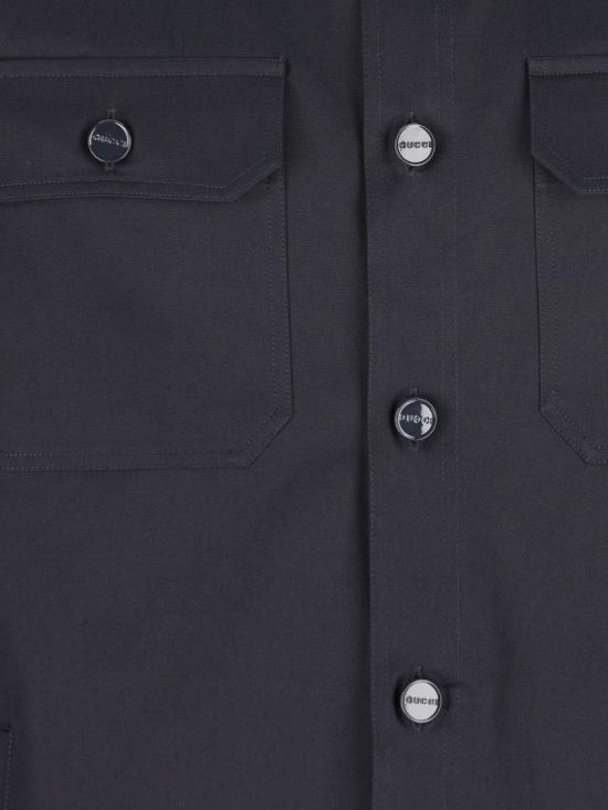 26SS 구찌 긴팔 셔츠 851708ZAQH54440 Black - GUCCI