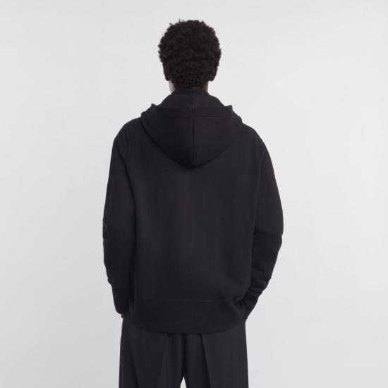 25FW 호간 후드 티셔츠 KQMB551203TXUYB999 Black - HOGAN