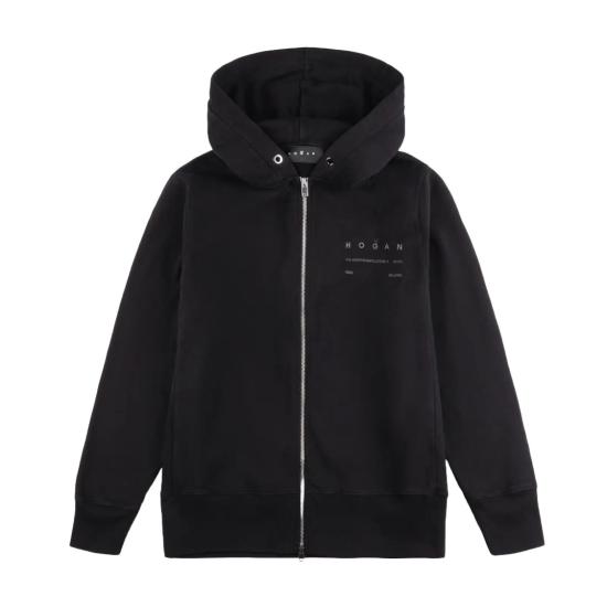 25FW 호간 후드 티셔츠 KQMB551203TXUYB999 Black