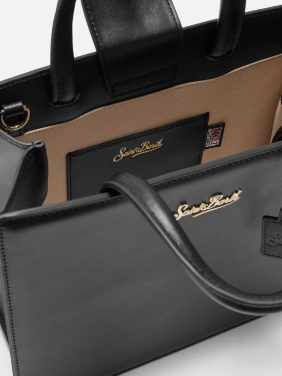 25FW 세인트바쓰 숄더백 SHOPBAGMIDI00507I Black - MC2 SAINT BARTH
