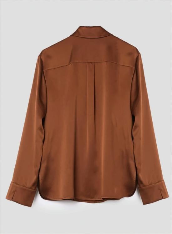 25FW 막스마라 블라우스 2526116067650014 Brown - MAX MARA