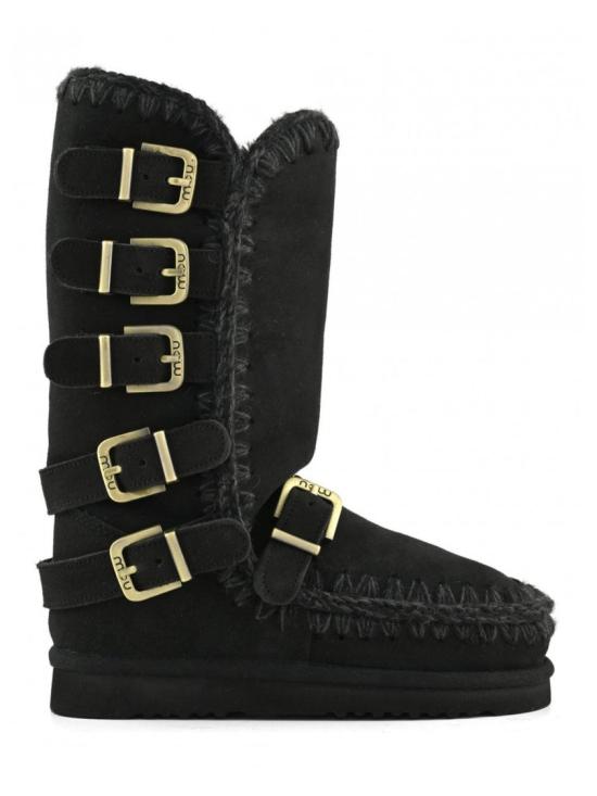 25FW 모우 부츠 FW101137ABKBK Black