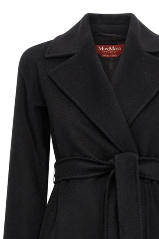 25FW 막스마라 코트 2526016091600010 Black - MAX MARA