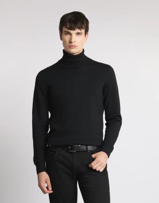 25FW 페이 터틀넥 NMMC1512440CQTB999 Black - FAY