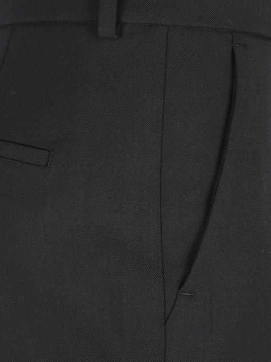 25FW 막스마라 스트레이트 팬츠 2522136082600 004 Black - MAX MARA