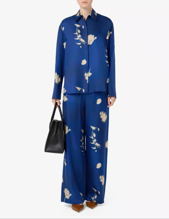 25FW 막스마라 팔라초 팬츠 2526136037650003 Blue - MAX MARA
