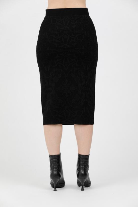 25FW 막스마라 롱 스커트 2526306021650004 Black - MAX MARA