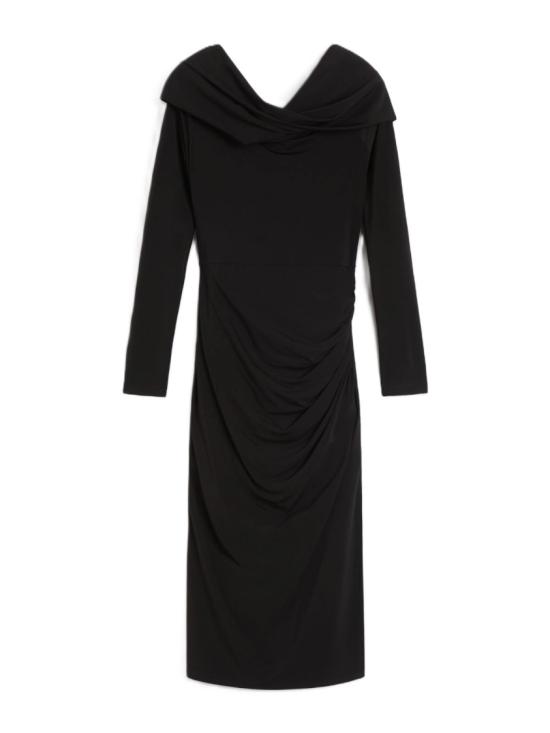 25FW 막스마라 미디 원피스 2526626051650003 Black