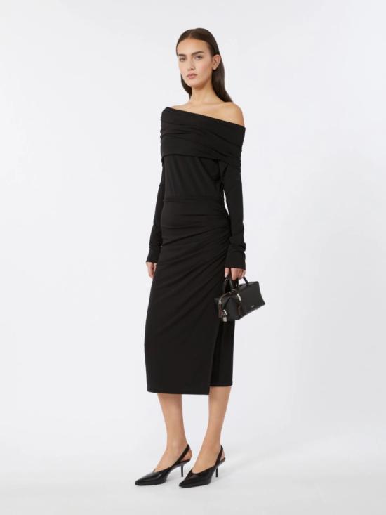 25FW 막스마라 미디 원피스 2526626051650003 Black - MAX MARA