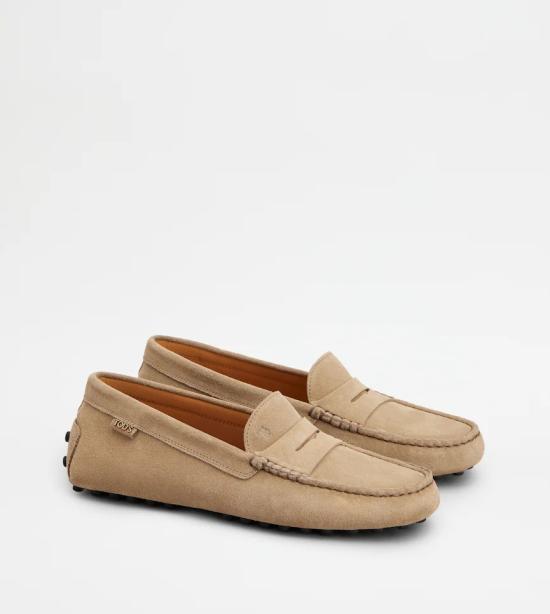 25FW 토즈 고미노 스웨이드 드라이빙 슈즈 XXW22L00010RE0S812 Brown - TODS