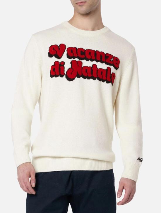 25FW 세인트바쓰 스웨터 HERON02226I White - MC2 SAINT BARTH