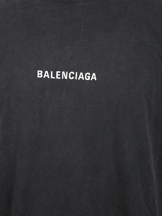  발렌시아가 백 더블 티셔츠 835512MTSVO91041 Black - BALENCIAGA