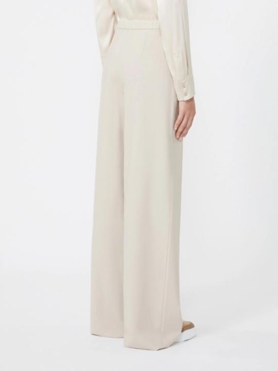 25FW 막스마라 스트레이트 팬츠 2526136072650018 White - MAX MARA