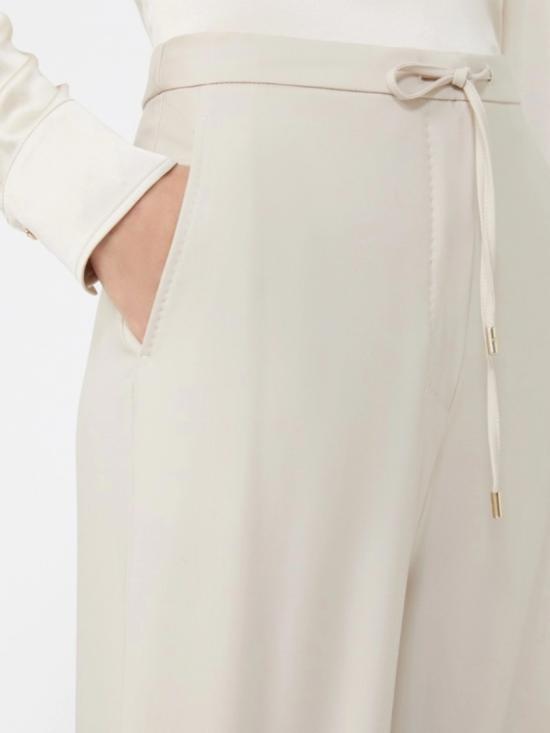 25FW 막스마라 스트레이트 팬츠 2526136072650018 White - MAX MARA