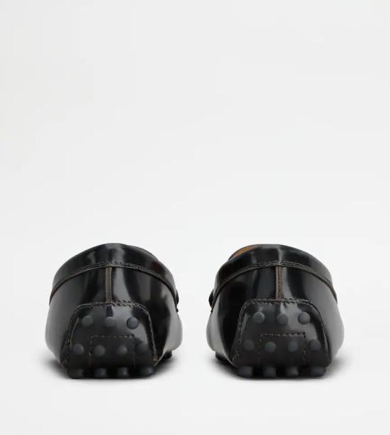 25FW 토즈 고미노 레더 드라이빙슈즈 XXW22L0IT90TWRB602 Black - TODS