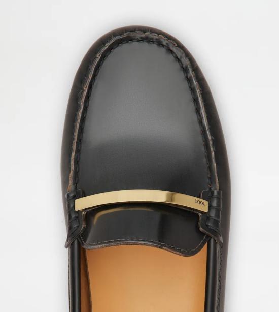 25FW 토즈 고미노 레더 드라이빙슈즈 XXW22L0IT90TWRB602 Black - TODS