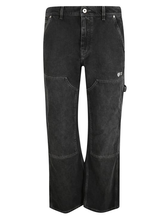 25FW 오프화이트 데님 팬츠 OMYA191F25DEN0011301 Black