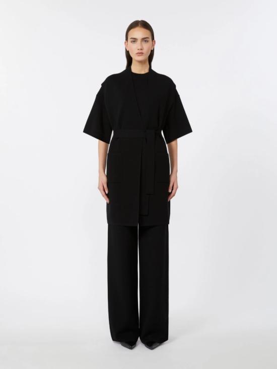 25FW 막스마라 abete 롱 베스트 2526356011600005 Black - MAX MARA
