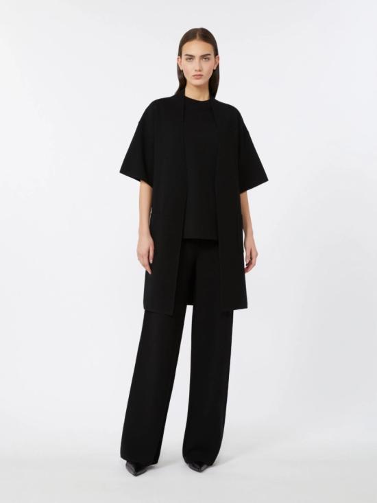 25FW 막스마라 abete 롱 베스트 2526356011600005 Black - MAX MARA