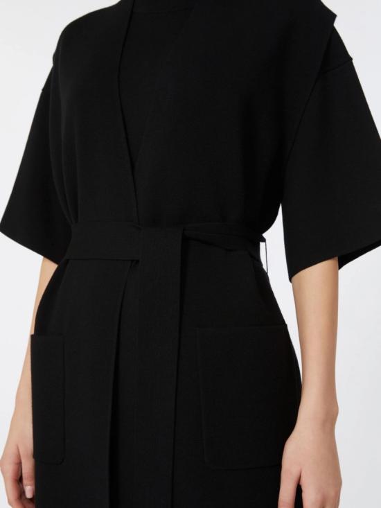 25FW 막스마라 abete 롱 베스트 2526356011600005 Black - MAX MARA