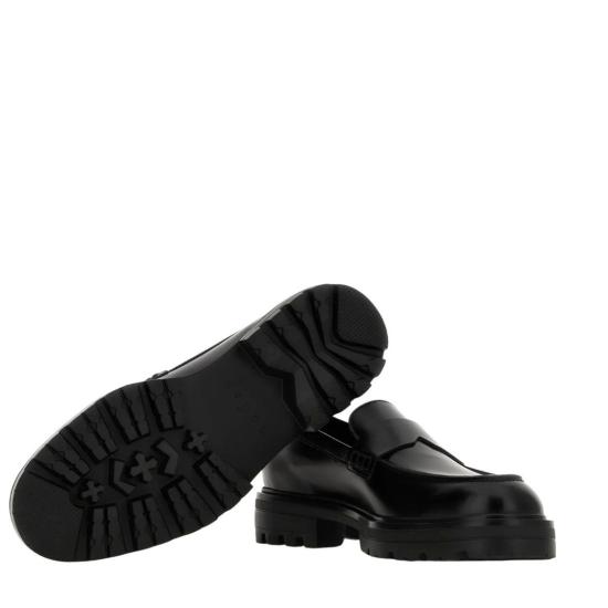 25FW 호간 로퍼 HXM6730FM90UDWB999 Black - HOGAN