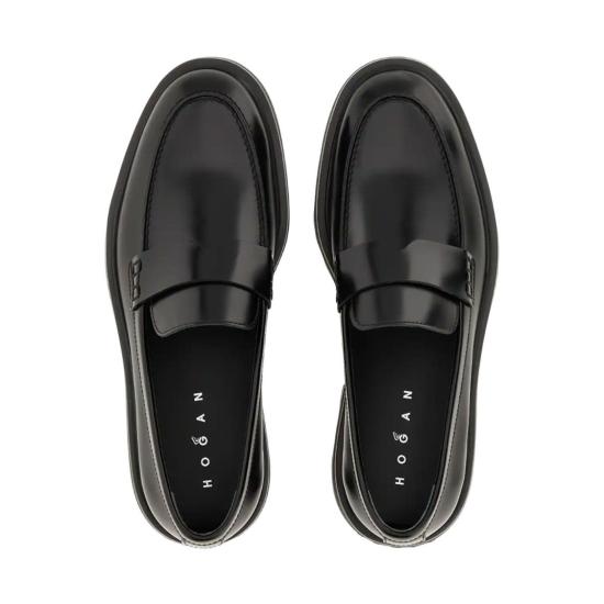 25FW 호간 로퍼 HXM6730FM90UDWB999 Black - HOGAN