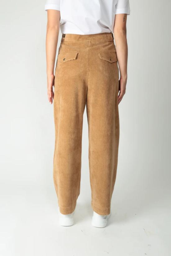 25FW 막스마라 스트레이트 팬츠 2526786018650001 Brown - MAX MARA