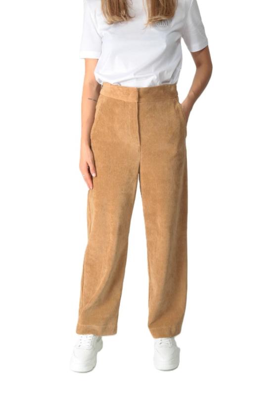 25FW 막스마라 스트레이트 팬츠 2526786018650001 Brown