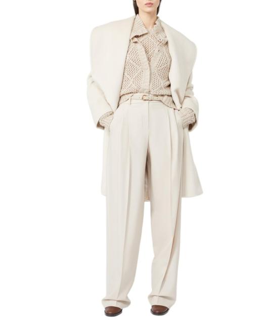 25FW 막스마라 스트레이트 팬츠 2526136082650018 Neutrals - MAX MARA