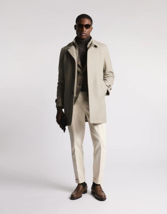 25FW 페이 코트 NAM62510160WGZC401 Grey - FAY