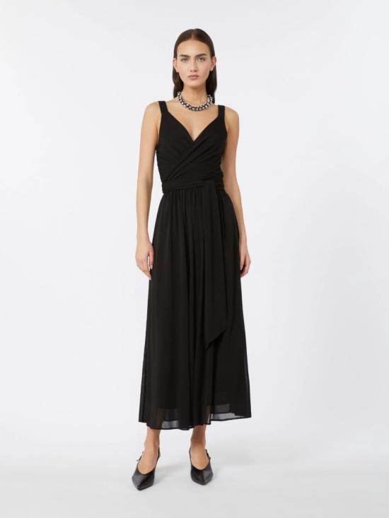 25FW 막스마라 롱 원피스 2526626011650003 Black - MAX MARA