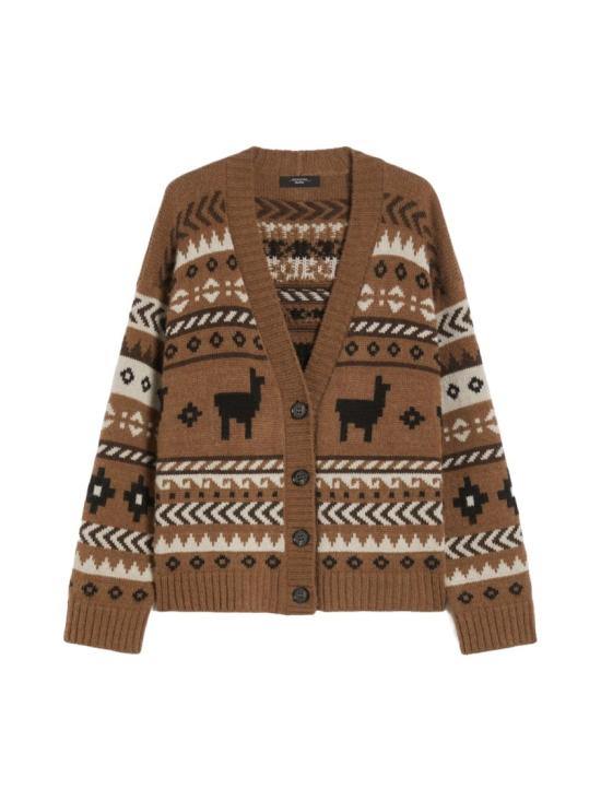 25FW 막스마라 가디건 2525346092650028 Brown