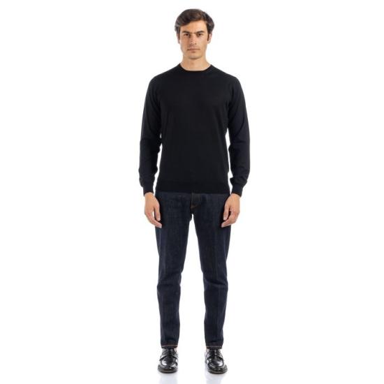 25FW 필리포 드 로렌티스 스웨터 GC1MLRM16R990 Black - FILIPPO DE LAURENTIIS