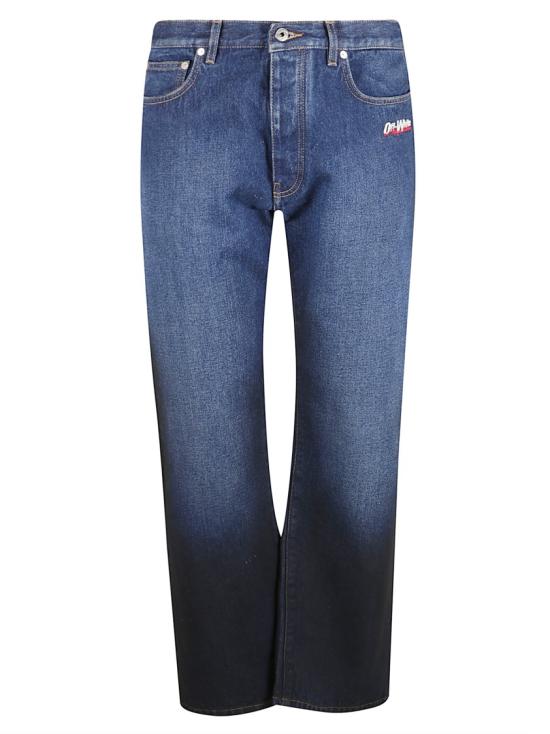 25FW 오프화이트 데님 팬츠 OMYA18JF25DEN0014410 Blue