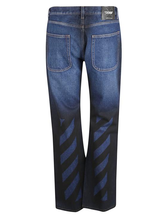 25FW 오프화이트 데님 팬츠 OMYA18JF25DEN0014410 Blue - OFF WHITE