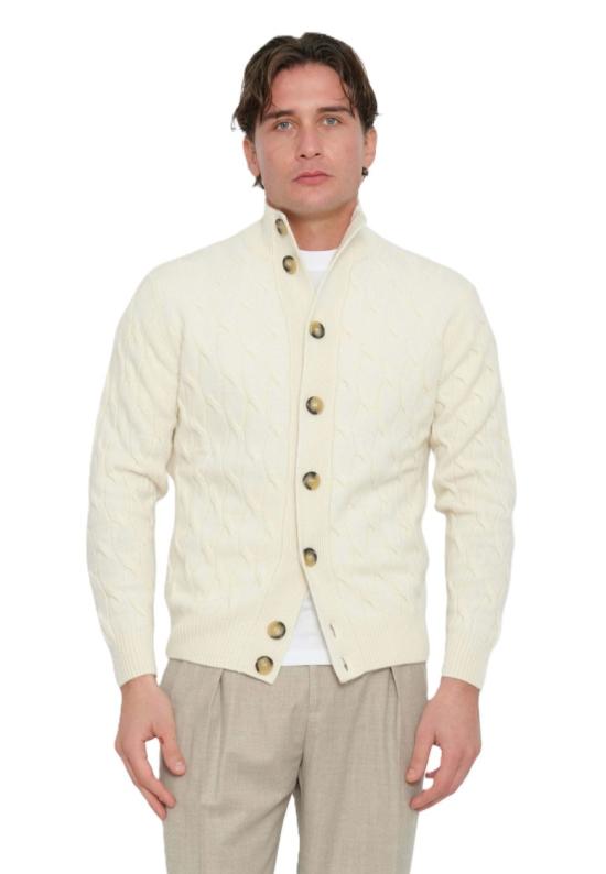 25FW Paolo Fiorillo Capri 가디건 BB3MLWC7T020 Neutrals