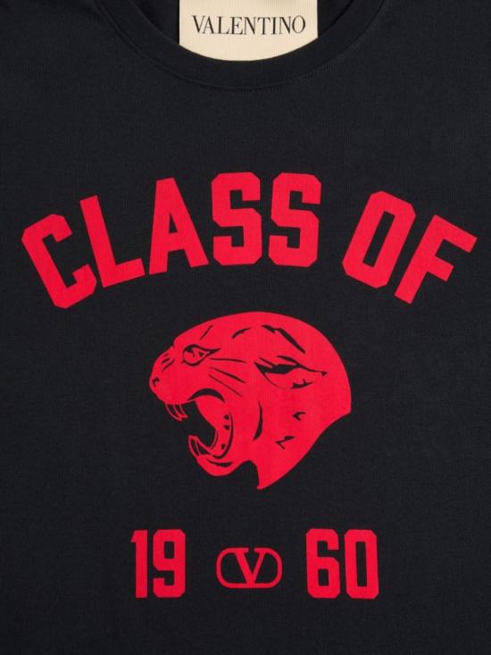 26SS 발렌티노 가라바니 반팔 티셔츠 8V3MG18ABAR0NR Black - VALENTINO GARAVANI