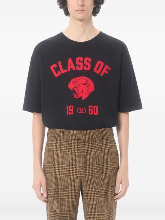 26SS 발렌티노 가라바니 반팔 티셔츠 8V3MG18ABAR0NR Black - VALENTINO GARAVANI