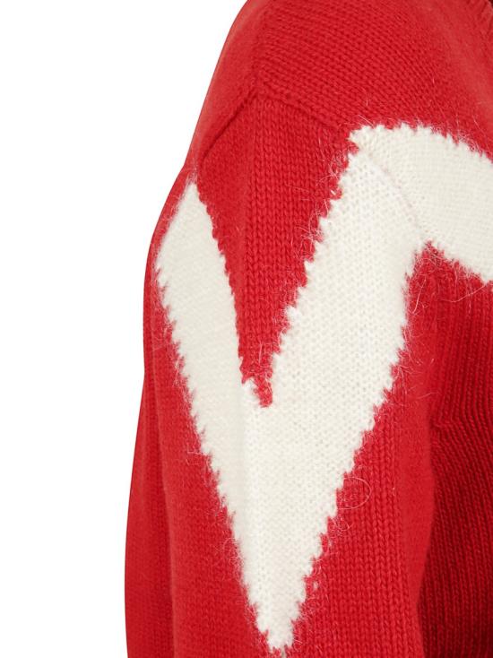 25FW 발렌티노 가라바니 스웨터 7V0KC35QB5G BRT Red - VALENTINO GARAVANI