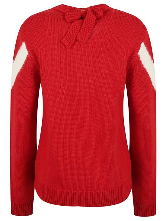 25FW 발렌티노 가라바니 스웨터 7V0KC35QB5G BRT Red - VALENTINO GARAVANI